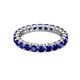 2 - Joyce 3.40 mm Blue Sapphire Eternity Band 