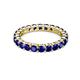 2 - Joyce 3.40 mm Blue Sapphire Eternity Band 