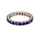 2 - Joyce 3.40 mm Blue Sapphire Eternity Band 