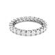 2 - Joyce 3.40 mm White Sapphire Eternity Band 