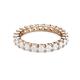 2 - Joyce 3.40 mm White Sapphire Eternity Band 
