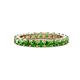 1 - Joyce 3.40 mm Green Garnet Eternity Band 
