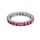 2 - Joyce 3.40 mm Pink Tourmaline Eternity Band 