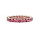 1 - Joyce 3.40 mm Pink Tourmaline Eternity Band 