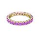 2 - Joyce 3.40 mm Amethyst Eternity Band 