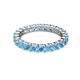 2 - Joyce 3.40 mm Blue Topaz Eternity Band 