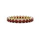 1 - Joyce 3.40 mm Red Garnet Eternity Band 