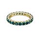 2 - Joyce 3.40 mm London Blue Topaz Eternity Band 