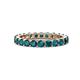 1 - Joyce 3.40 mm London Blue Topaz Eternity Band 