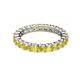 2 - Joyce 3.40 mm Yellow Sapphire Eternity Band 