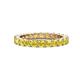 1 - Joyce 3.40 mm Yellow Sapphire Eternity Band 