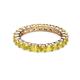 2 - Joyce 3.40 mm Yellow Sapphire Eternity Band 