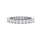 1 - Joyce 3.40 mm White Sapphire Eternity Band 