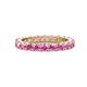 1 - Joyce 3.40 mm Pink Sapphire Eternity Band 