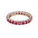 2 - Joyce 3.40 mm Pink Tourmaline Eternity Band 