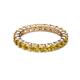 2 - Joyce 3.40 mm Citrine Eternity Band 