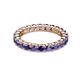 2 - Joyce 3.40 mm Iolite Eternity Band 