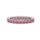 1 - Joyce 3.40 mm Rhodolite Garnet Eternity Band 