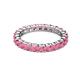2 - Joyce 3.40 mm Rhodolite Garnet Eternity Band 