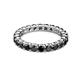 2 - Joyce 3.40 mm Black Diamond Eternity Band 