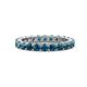 1 - Joyce 3.40 mm Blue Diamond Eternity Band 