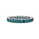 1 - Joyce 3.40 mm London Blue Topaz Eternity Band 