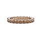 1 - Joyce 3.40 mm Smoky Quartz Eternity Band 