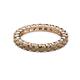 2 - Joyce 3.40 mm Smoky Quartz Eternity Band 