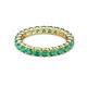 2 - Joyce 3.40 mm Emerald Eternity Band 