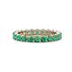 1 - Joyce 3.40 mm Emerald Eternity Band 