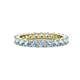 1 - Joyce 3.40 mm Aquamarine Eternity Band 