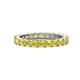 1 - Joyce 3.40 mm Yellow Sapphire Eternity Band 