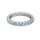 2 - Joyce 3.40 mm Aquamarine Eternity Band 
