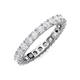 3 - Joyce 3.40 mm White Sapphire Eternity Band 