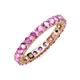 3 - Joyce 3.40 mm Pink Sapphire Eternity Band 