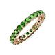 3 - Joyce 3.40 mm Green Garnet Eternity Band 