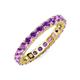 3 - Joyce 3.40 mm Amethyst Eternity Band 