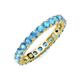 3 - Joyce 3.40 mm Blue Topaz Eternity Band 