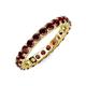 3 - Joyce 3.40 mm Red Garnet Eternity Band 