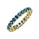3 - Joyce 3.40 mm Blue Diamond Eternity Band 