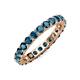 3 - Joyce 3.40 mm Blue Diamond Eternity Band 