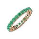 3 - Joyce 3.40 mm Emerald Eternity Band 