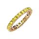 3 - Joyce 3.40 mm Yellow Sapphire Eternity Band 