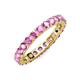 3 - Joyce 3.40 mm Pink Sapphire Eternity Band 