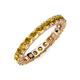 3 - Joyce 3.40 mm Citrine Eternity Band 