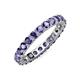 3 - Joyce 3.40 mm Iolite Eternity Band 