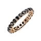 3 - Joyce 3.40 mm Black Diamond Eternity Band 
