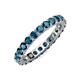3 - Joyce 3.40 mm Blue Diamond Eternity Band 