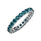 3 - Joyce 3.40 mm London Blue Topaz Eternity Band 