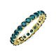 3 - Joyce 3.40 mm London Blue Topaz Eternity Band 